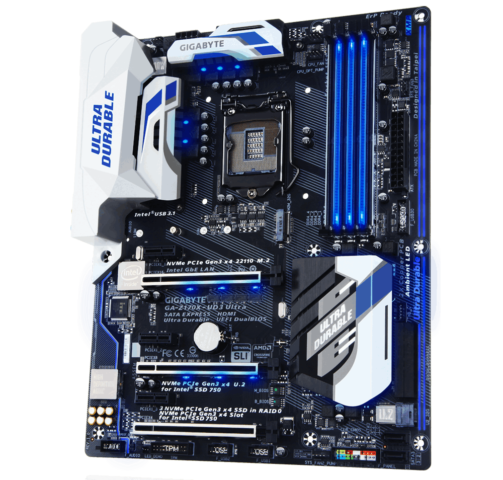 Gigabyte GA-Z170X-UD3 Ultra - Motherboard Specifications On 